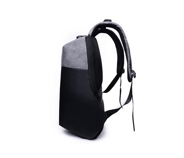 Fashion Style Anti-Theft Backpack with USB Charging - Grey - Zoom Image 4