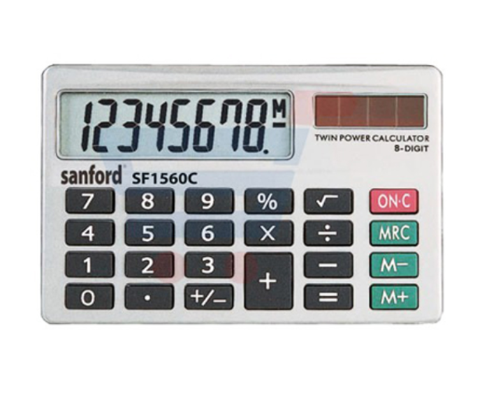 Sanford SF1560C Pocket Calculator - 8 Digits - Zoom Image