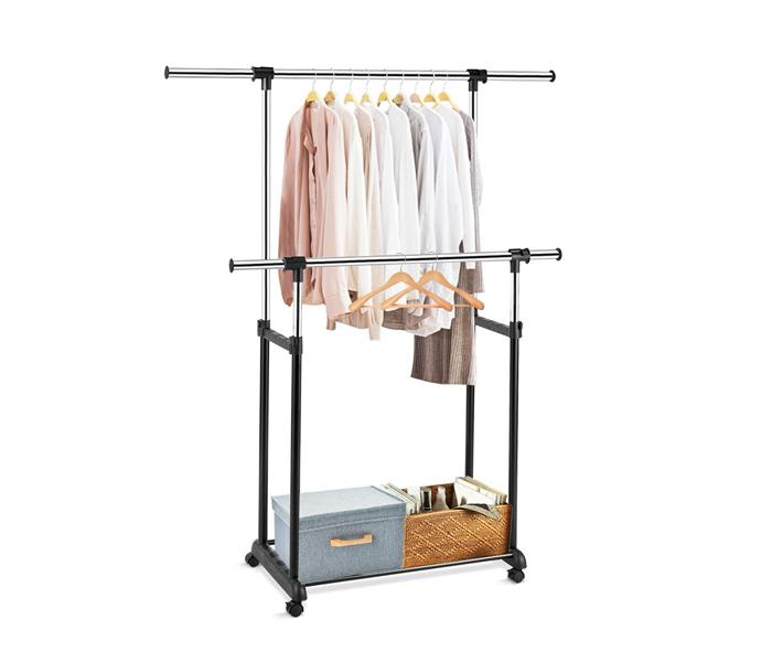 Leostar CD-1255 Double Garment Rack with Extendable Pipes - Zoom Image 2