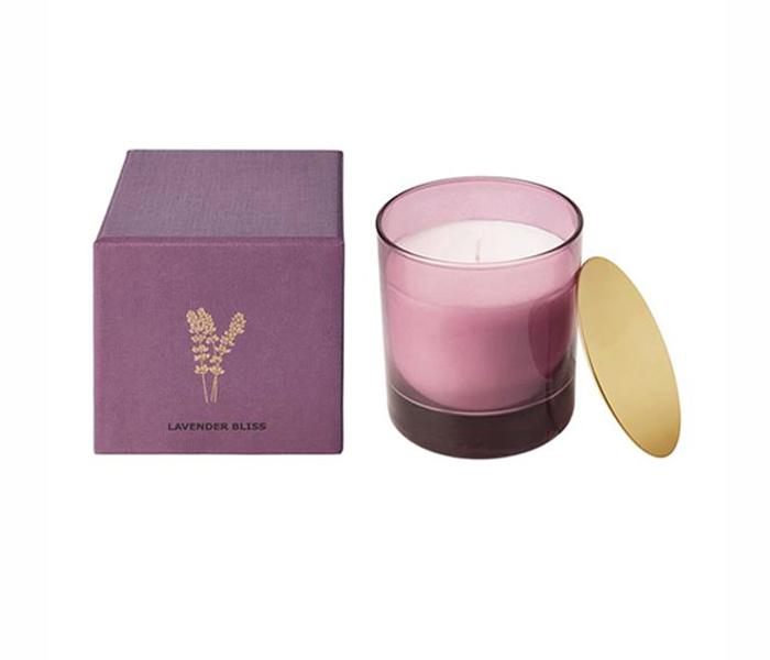 IKEA MX-28197360 Scented Candle In Glass - Purple - Zoom Image