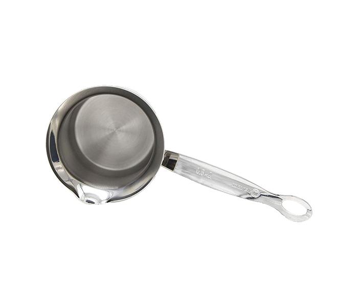 Korkmaz KO-A139 1 Litre Stainless Steel Classic Turkish Milk Pan - Silver - Zoom Image 2