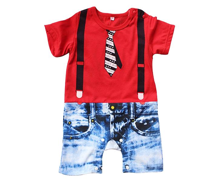 Little Wings Boys Dress Rompers - Red - Zoom Image 2