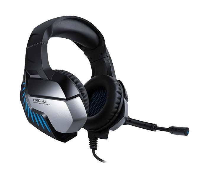 Onikuma K5 Pro Wired Stereo Gaming Over-Ear Headset with Microphone - Blue - Zoom Image 2