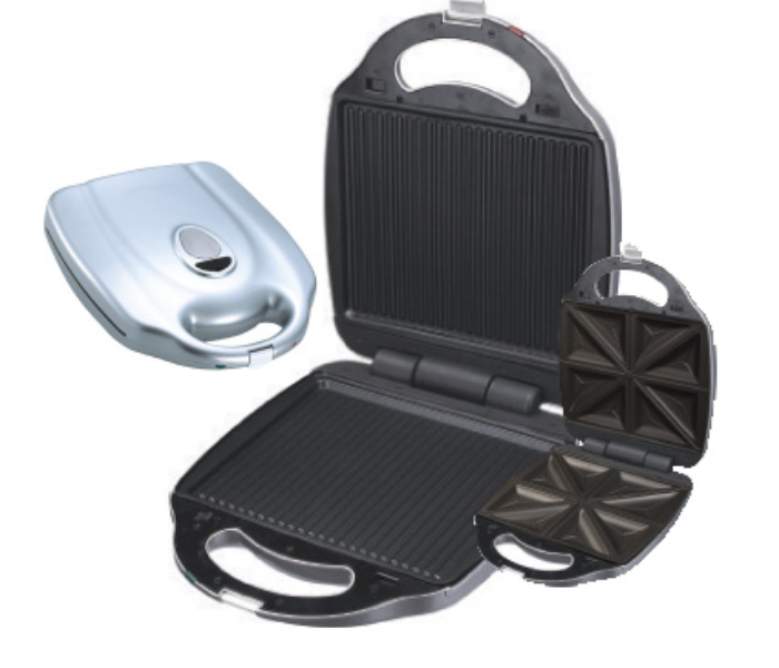 Sanford SF9953SM Sandwich Maker - Silver - Zoom Image