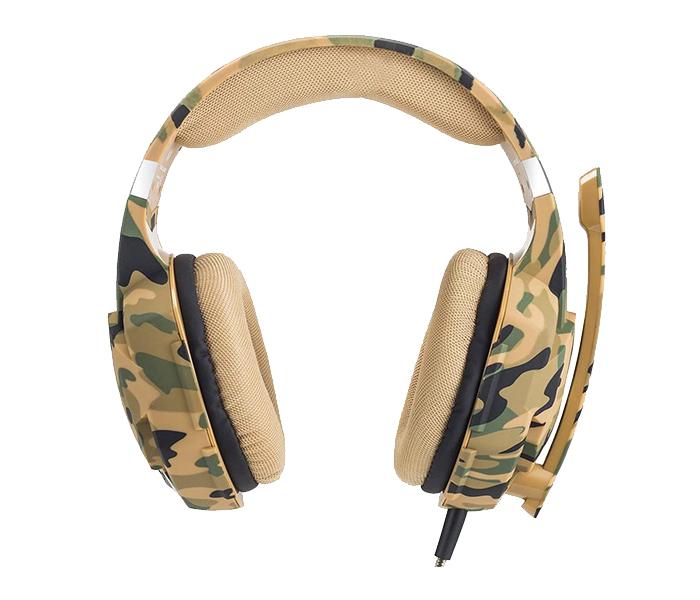 Kotion Each G2600 Gaming Over-Ear Headset with Mic - Yellow Camouflage - Zoom Image 2