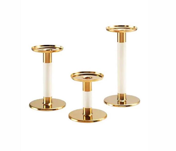 IKEA MX-22333764 Tealight Candle Holder - Ivory Gold - Zoom Image