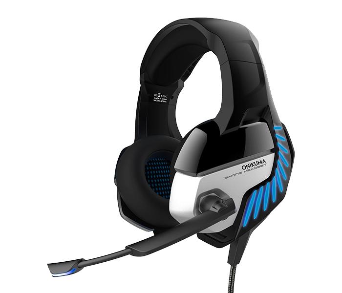 Onikuma K5 Pro Wired Stereo Gaming Over-Ear Headset with Microphone - Blue - Zoom Image 3