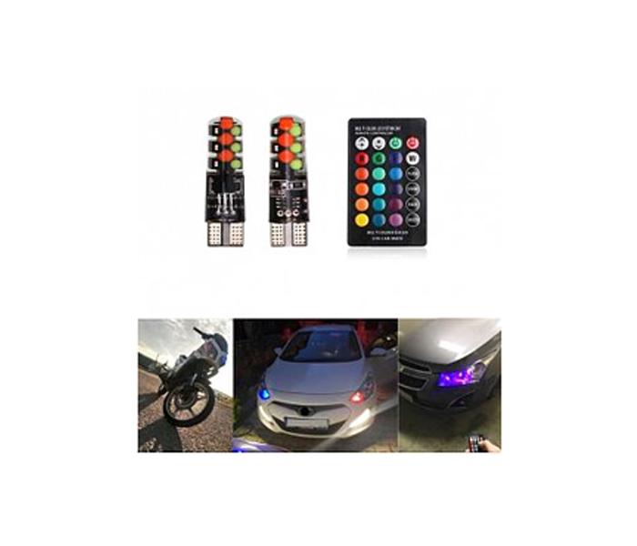 Offal Cob 12 SMDS Colourful Multi Mode Car Light Bulbs - Zoom Image 3