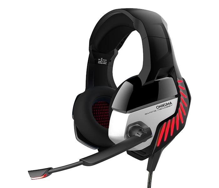 Onikuma K5 Pro Wired Stereo Gaming Over-Ear Headset with Microphone - Red - Zoom Image 4