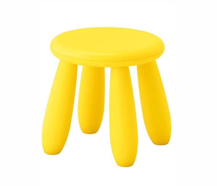 IKEA MX-26339152 Childrens Indoor Outdoor Stool - Yellow - Zoom Image