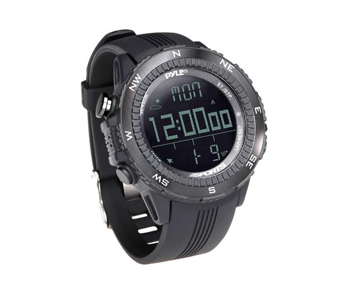 Pyle PSWWM82BK Digital Multifunction Sports Wrist Watch Black for Men and Women - Zoom Image