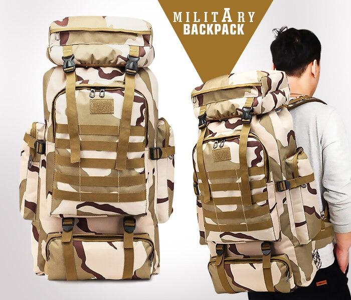 Strong Tactical Hiking Military Backpack - Camo - Zoom Image 1