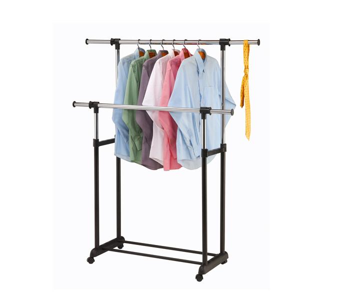 Leostar CD-1255 Double Garment Rack with Extendable Pipes - Zoom Image 1