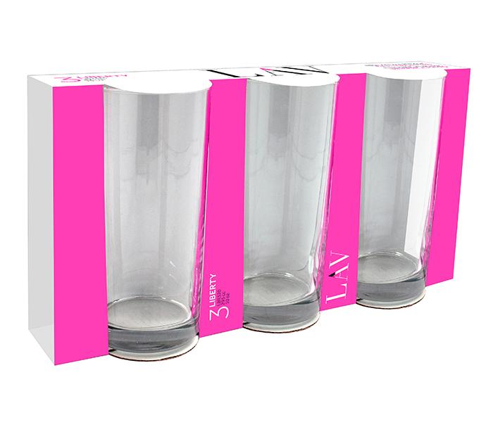 LAV LV-LBR320A 295cc Liberty Long Drink Glass - 3 Pieces - Zoom Image 2