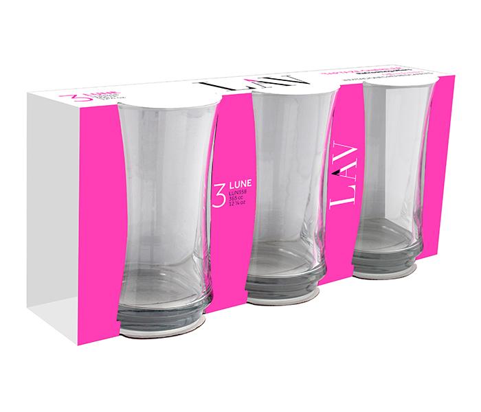 LAV LV-LUN358A 365cc Lune Long Drink Glass - 3 Pieces - Zoom Image 2