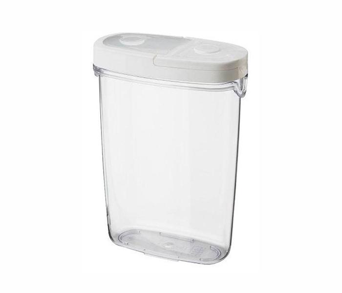 IKEA MX-23910405 Dry Food Jar with Lid - Transparent White - Zoom Image