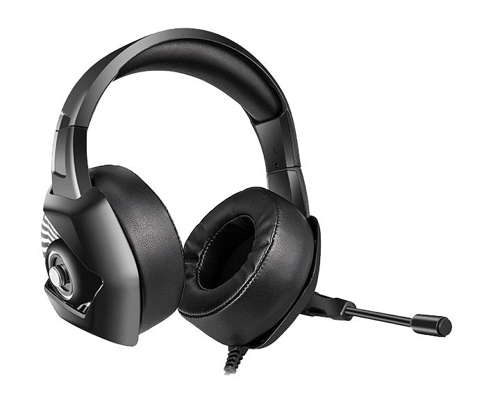 Onikuma K6 Gaming Over-Ear Headset with Microphone & RGB Light - Black - Zoom Image 3