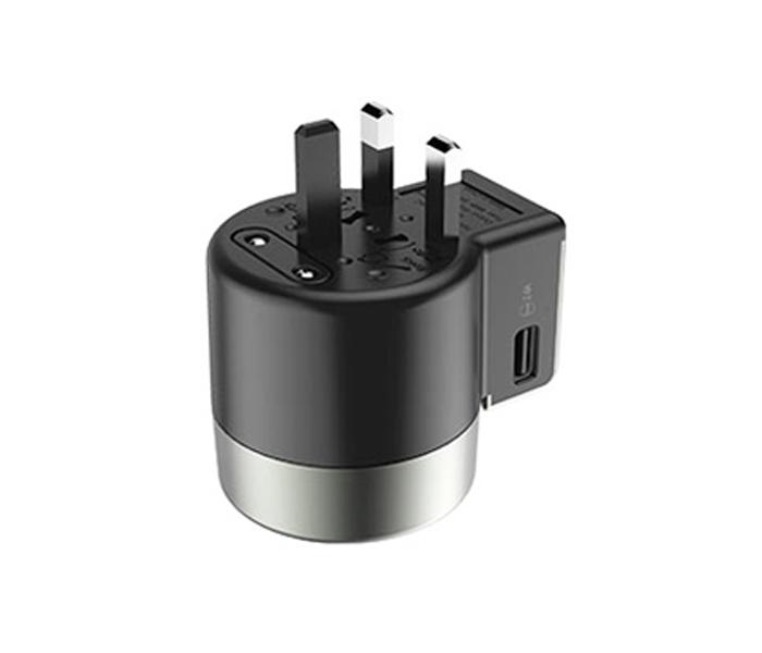 Hoco AC4 Universal Conversion Charging Adapter - Black - Zoom Image 5