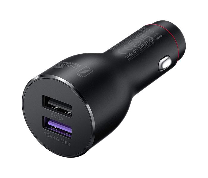 Huawei CP37 Portable Dual USB Car Charger - Black - Zoom Image 1