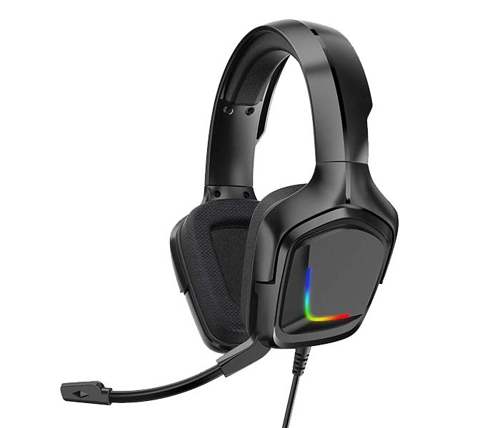 Onikuma K20 Gaming Over-Ear Headset with Microphone & RGB Light - Black - Zoom Image 1