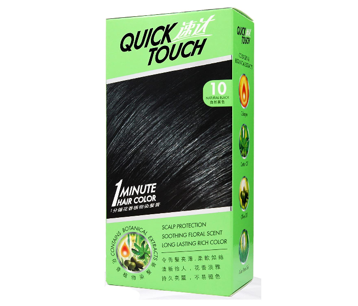 Quick Touch QT10 1 Minute Hair Dye Natural Black - Zoom Image 1