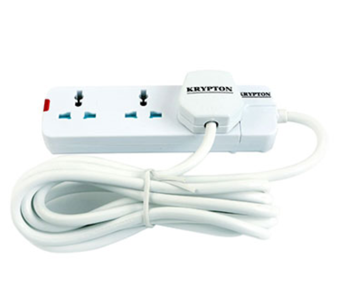 Krypton KNES5077 3 Way  Extension Socket White - Zoom Image 1