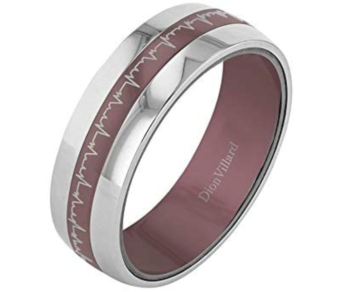 Dion Villard DVR19022S62 Stainless Steel Bronze Ring for Men - Size 62 - Zoom Image 1