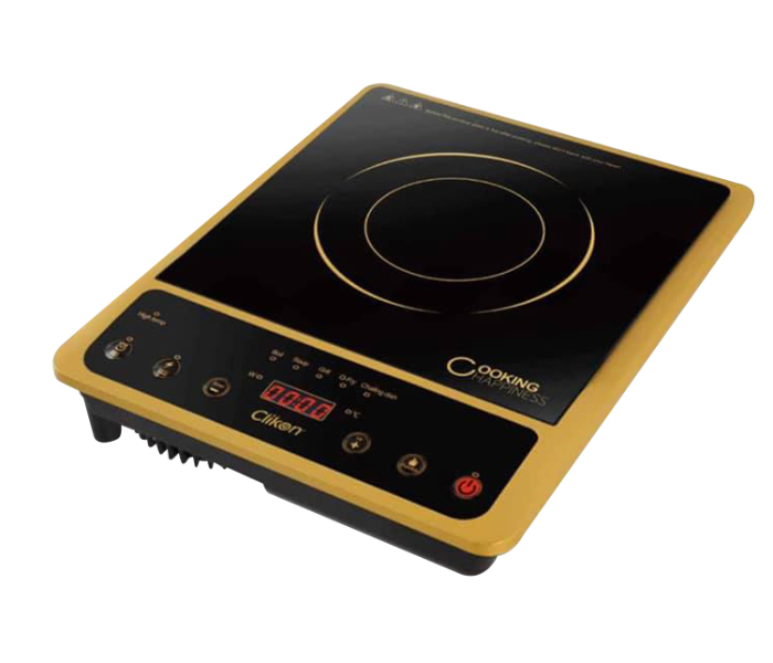 Clikon CK4281 2000 Watts Infrared Cooker - Black and Gold - Zoom Image