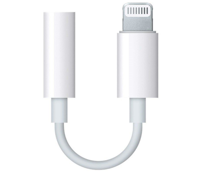 Apple Lightning 3.5mm Headphone Jack Adaptor – White - Zoom Image 1