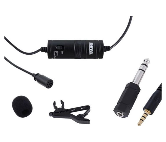 Boya LU-D1389 BY-M1 Omni Directional TikTok Lavalier Microphone Black - Zoom Image 2