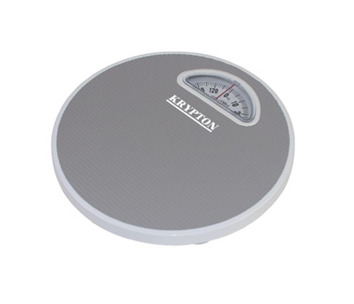 Krypton KNBS5139 Round Bathroom Scale - Grey - Zoom Image 1