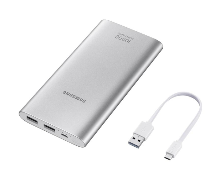 Samsung 10KPB 10000mAh Power Bank - Silver - Zoom Image 2