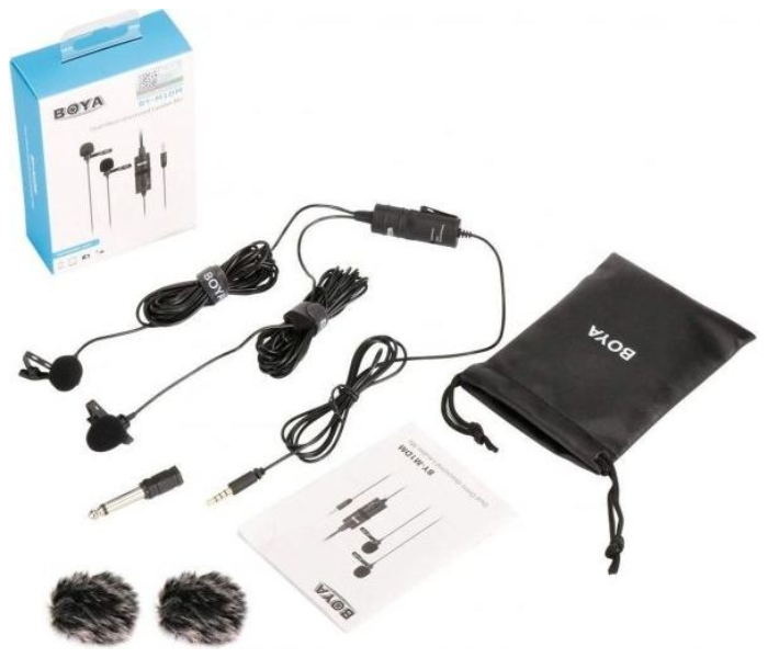 Boya LU-D5707 BY-M1DM TikTok Omni-Directional Lavalier Microphone Black - Zoom Image 3