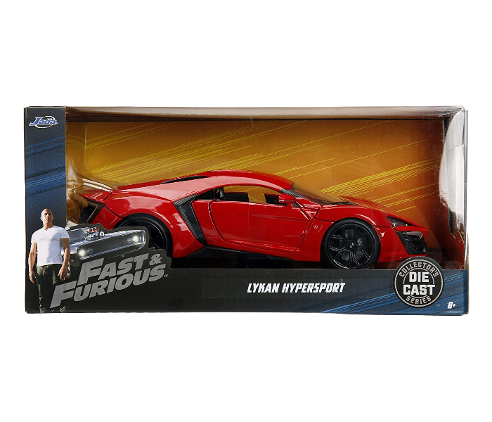 Simba Fast and Furious Lykan Hypersport 1:24 Remote Control Racing Car  - Red - Zoom Image 1