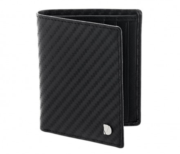 Dion Villard DVL1911BC Bifold Leather Wallet for Men - Black - Zoom Image 1