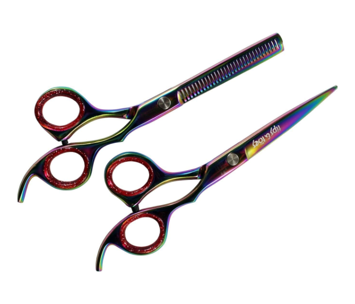 Tips &amp; Toes TT759 Professional Barber Razor Shears Kit - Titanium - Zoom Image 1