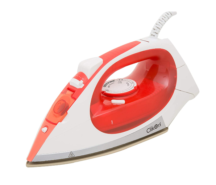 Clikon CK4108 2400 Watts Electric Steam Iron with Ceramic Soleplate - Red - Zoom Image 3