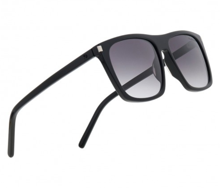 Dion Villard DVSG19036B Retro Square Shape Sunglasses for Men - Black - Zoom Image 2