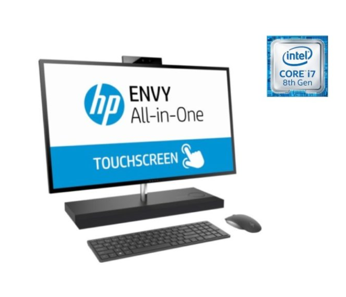 HP ENVY 27B200NE 4MU10EA Intel Core i7-8700T 16GB 256GB SSD Windows 10 All in One Desktop PC - Black - Zoom Image 2