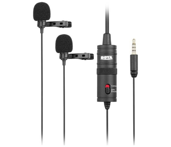 Boya LU-D5707 BY-M1DM TikTok Omni-Directional Lavalier Microphone Black - Zoom Image 1