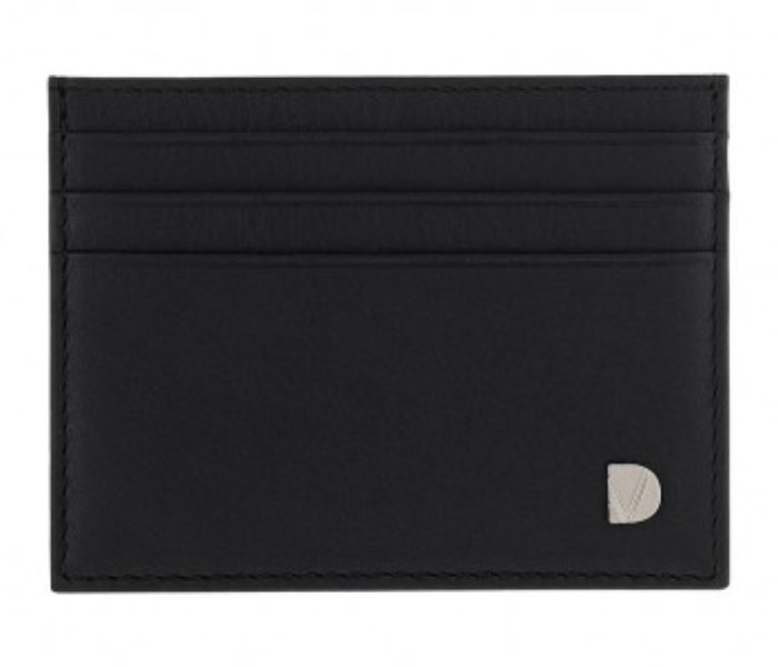 Dion Villard DVL1925B Leather Wallet with Card Holder for Men - Black - Zoom Image 1