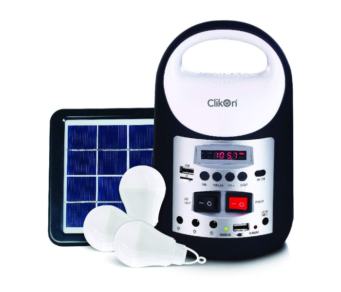 Clikon CK2523 8000mah Powerstation with 3 LED Bulb - Zoom Image