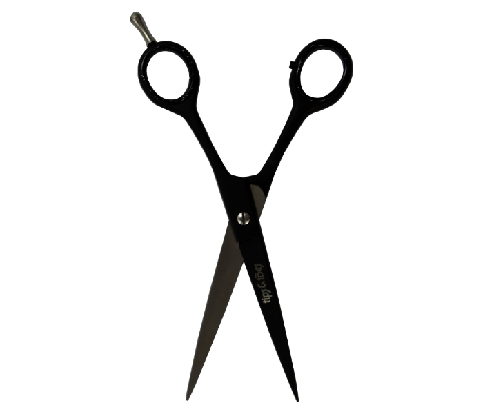 Tips &amp;amp; Toes TT736 Stainless Steel Professional Barber Scissors - Black - Zoom Image 1