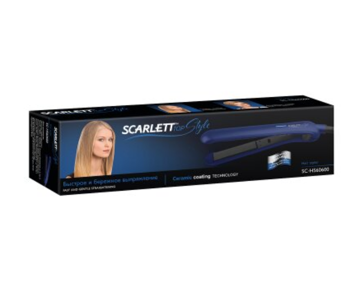 Scarlett SC-HS60600 Hair Straightening Iron Blue - Zoom Image 1