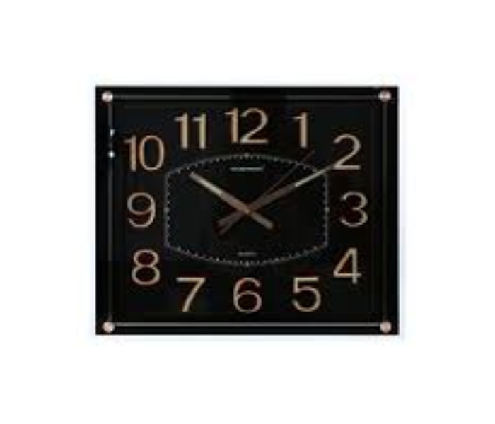 Olsenmark OMWC1777 Square Wall Clock Black - Zoom Image