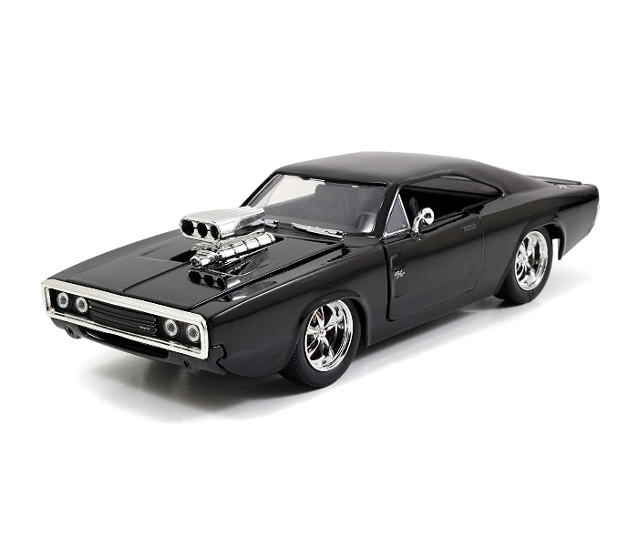 Simba Fast and Furious RC 1970  Doms Dodge Charger Remote Control Racing Car- Black - Zoom Image 2