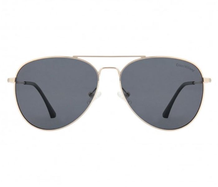 Dion Villard DVSG190023BG Aviator Classic Sunglasses for Men - Gold - Zoom Image 1