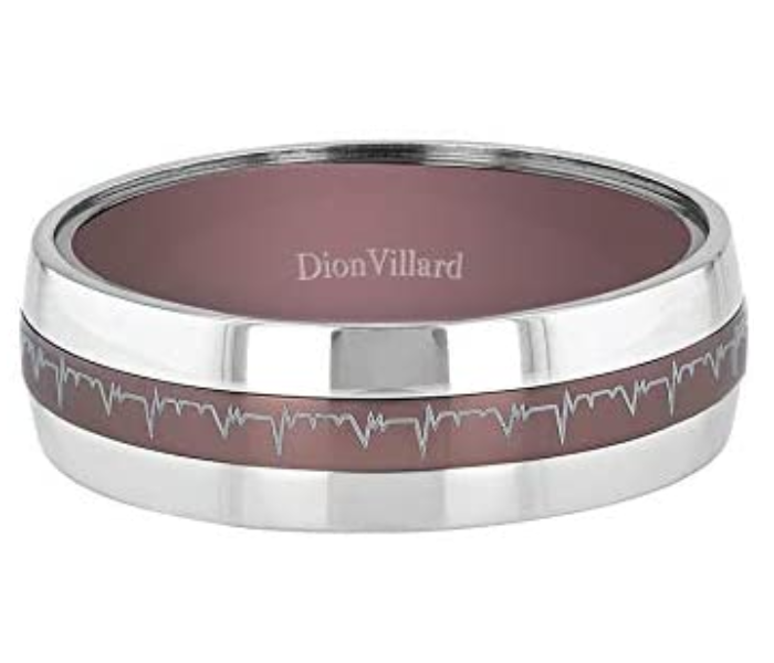 Dion Villard DVR19022S62 Stainless Steel Bronze Ring for Men - Size 62 - Zoom Image 2