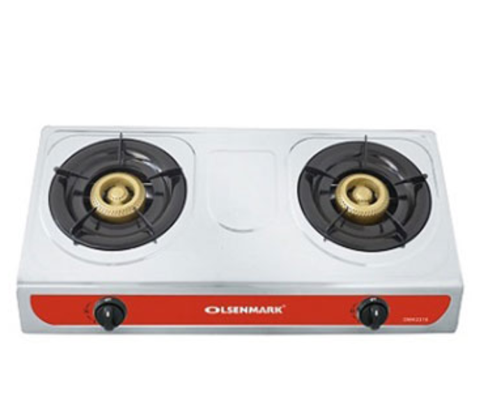 Olsenmark OMK2316 Stainless Steel Double Gas Burner - Zoom Image