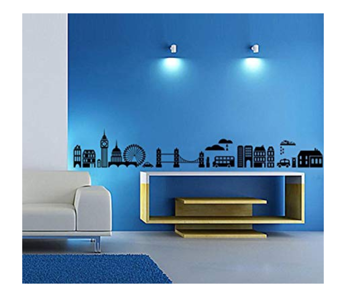 Decals Design SKU7148 Modern Town Silhouettes Wall Sticker  - Zoom Image